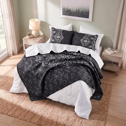 Elava Floral Medallion Quilt Mini Set