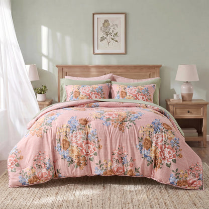 Rosemary Vintage Floral Comforter Set