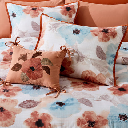 Tatum Reversible Floral Comforter Set with Sheets