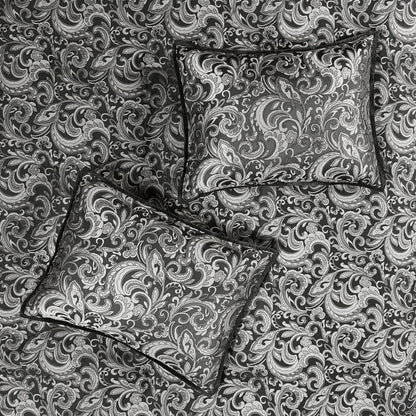 Jacquard Comforter Set with Bedskirt and Decor Pillows