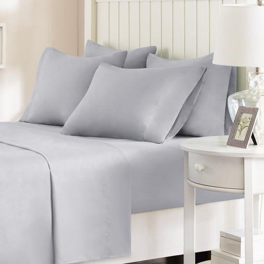 Ultra Soft Microfiber Solid Wrinkle Resistant  Sheet Sets with Pillow Cases