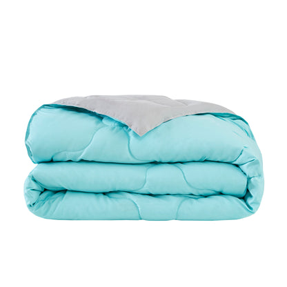 Vixie Reversible Comforter Set - Trendy Casual Geometric Quilted Cover