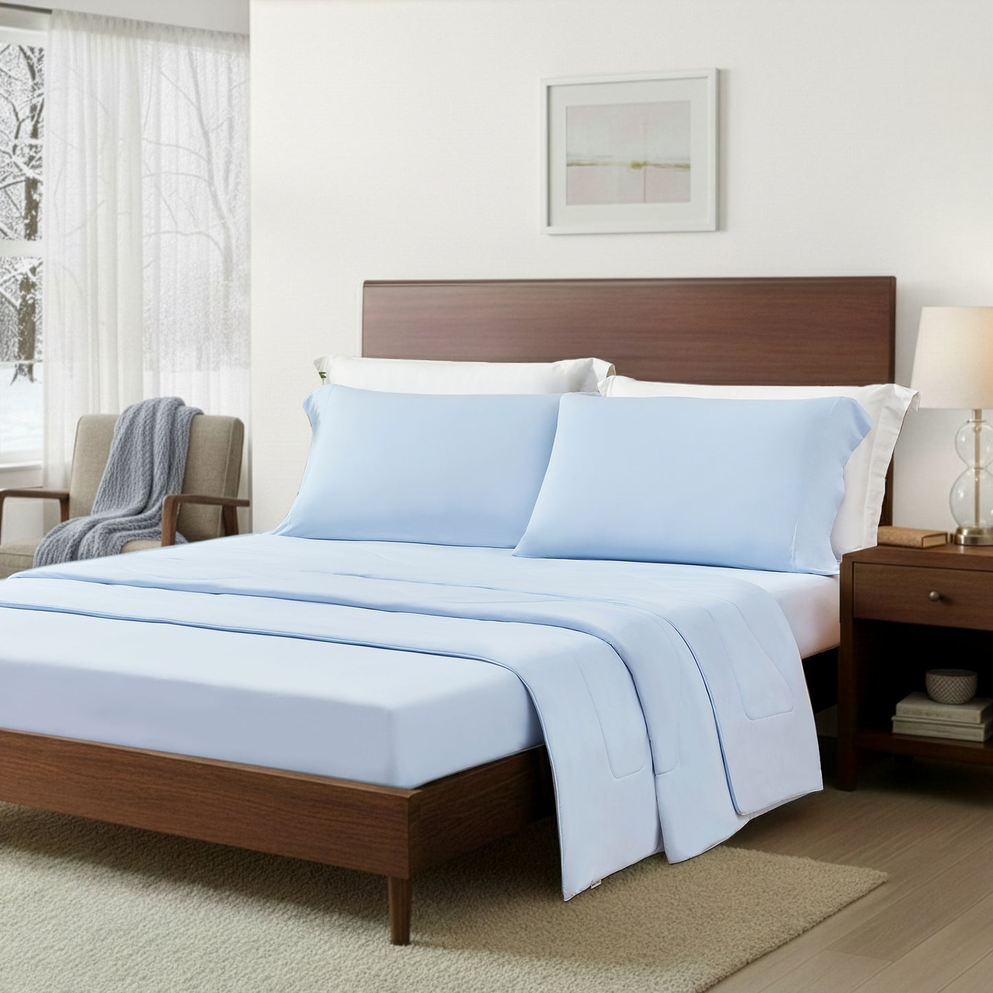 Soft and Cozy 170gsm Cooling Sheet Set