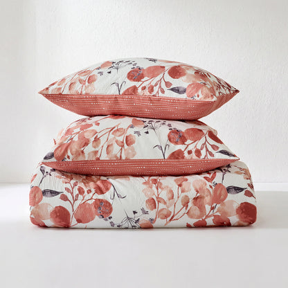 Gabrielle Reversible Floral Comforter Set