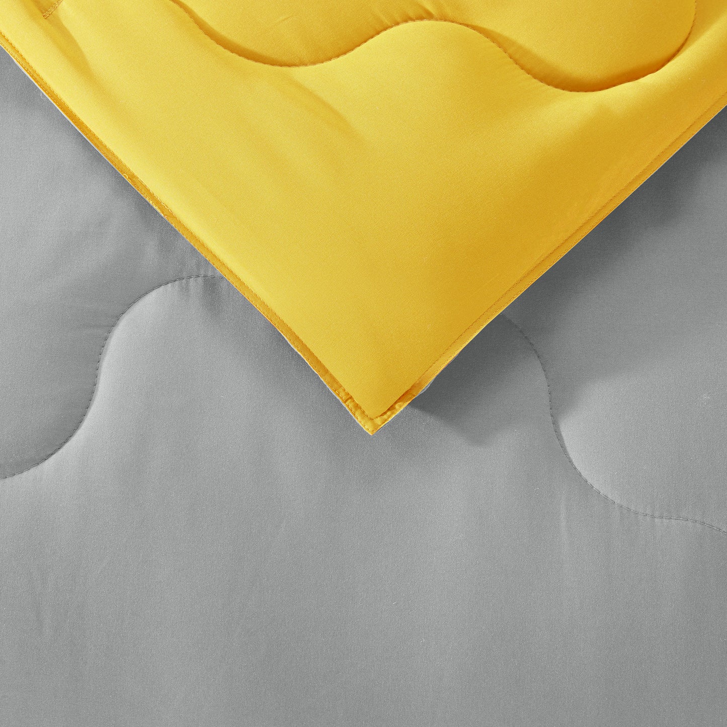 Vixie Reversible Comforter Set - Trendy Casual Geometric Quilted Cover