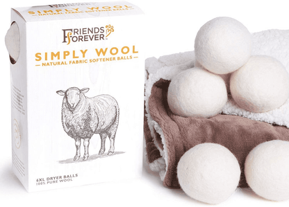 6-Pack Reusable Wool Dryer Balls