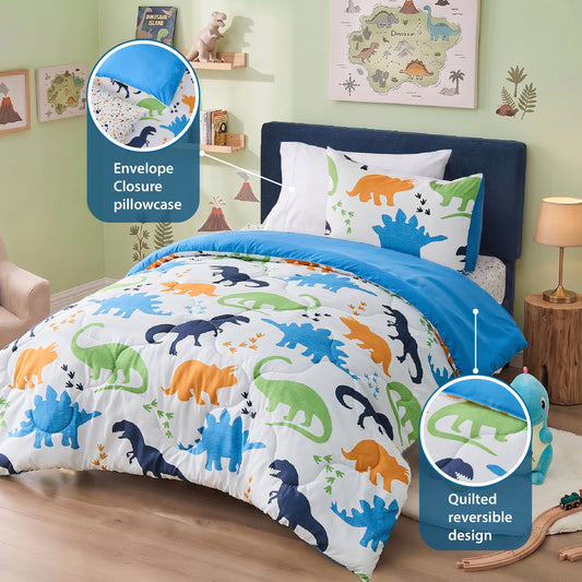 Asher Dinosaurs Comforter Mini Set