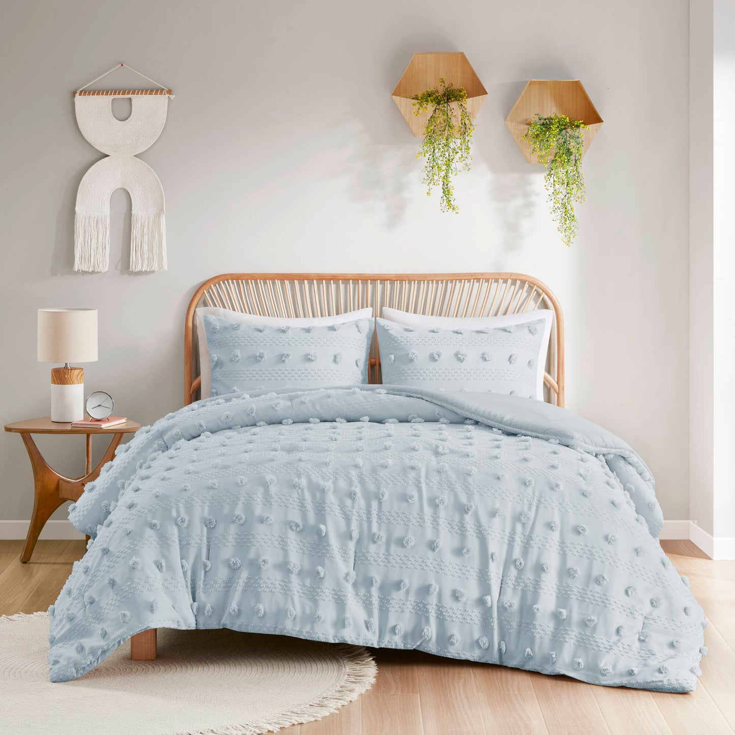 Clip Jacquard Duvet Cover Set