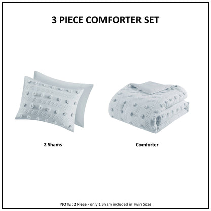 Clip Jacquard Duvet Cover Set
