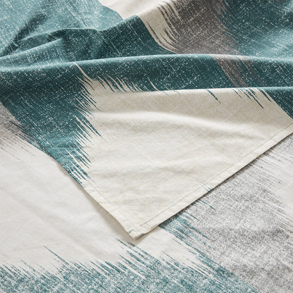 200 thread count Cotton Chevron Printed Bathroom Shower Curtains