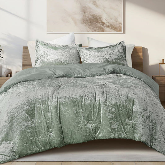 Juliette Cozy Velvet Alternative Bedding Comforter Sets