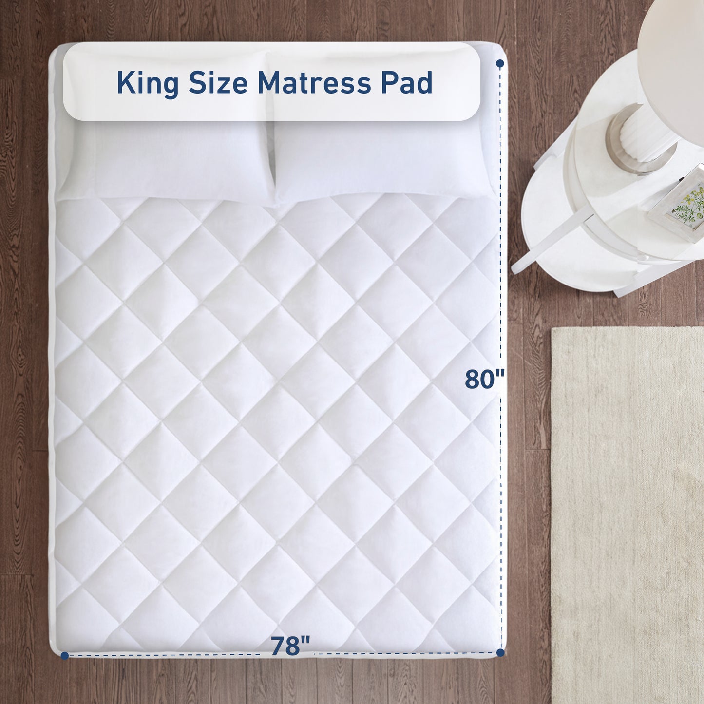 3M Scotchgard Moisture Management Treatment Deep Pocket Waterproof Mattress Pad