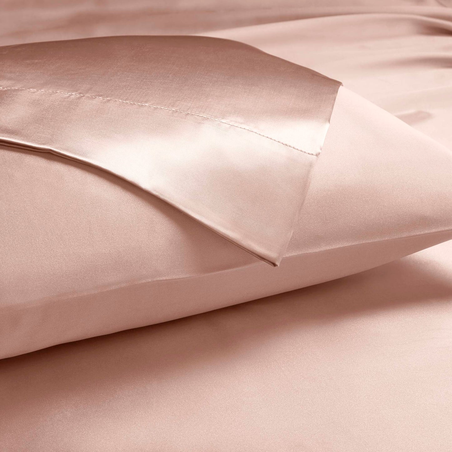 Satin Sheet Set, Silky Sheen and Cloud-Soft Feel Lightweight Bed Sheet