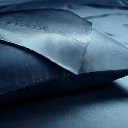 Satin Sheet Set, Silky Sheen and Cloud-Soft Feel Lightweight Bed Sheet
