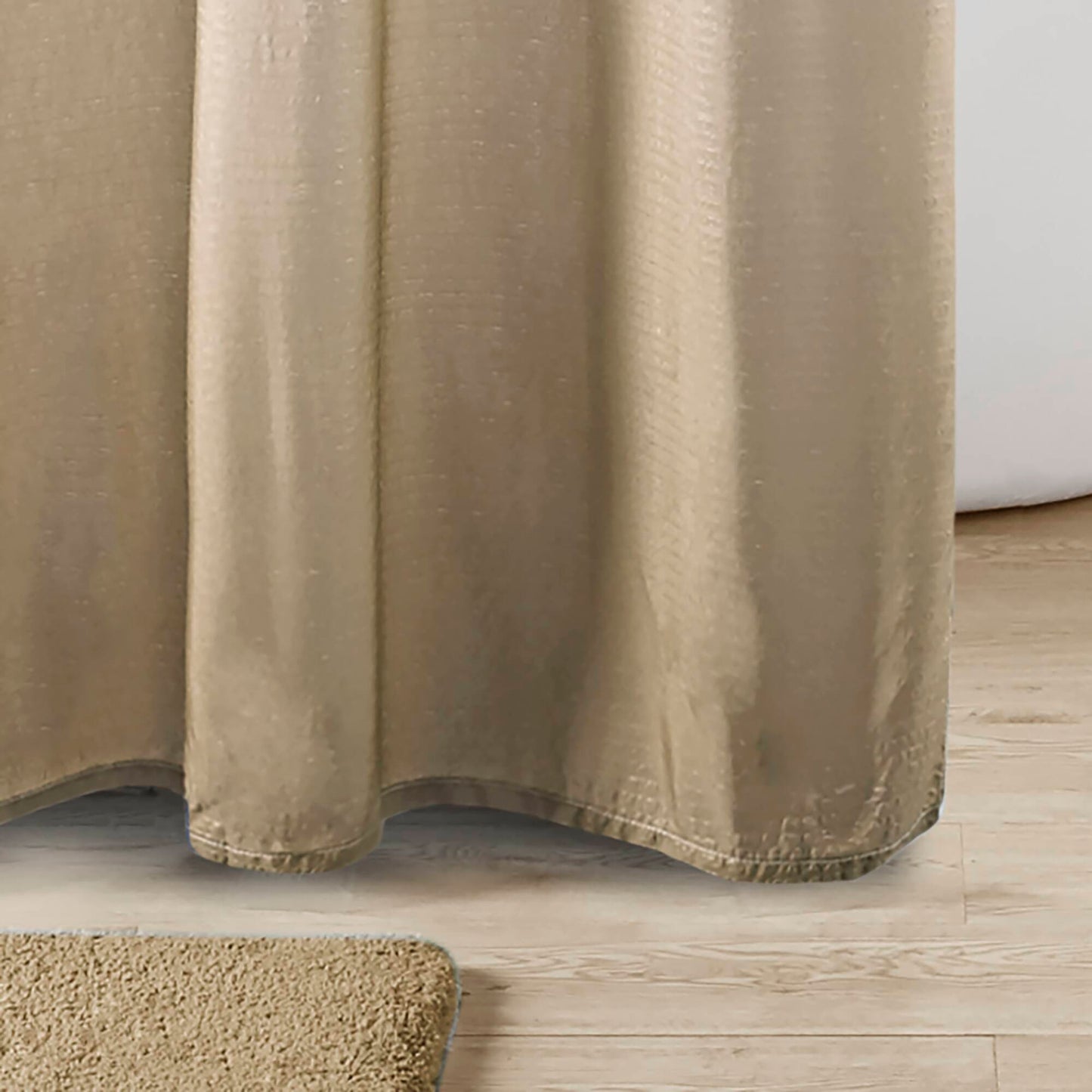 Ombre Printed Seersucker Shower Curtain