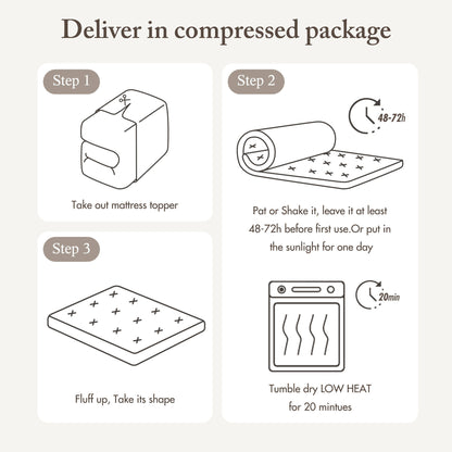 White Quilted Fitted Mattress Pad Cover with Deep Pocket, Waterproof Mattress Protector, Cloud Soft Down Alternative Mattress Cover, Machine Washable