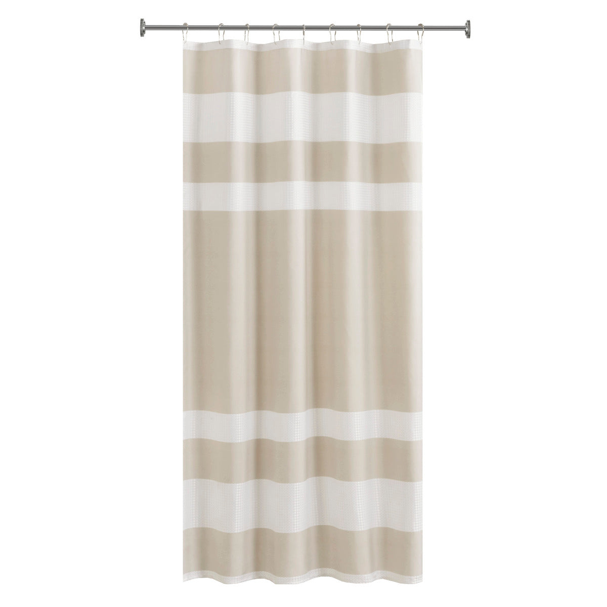 Modern Striped Shower Curtain with 3M Treatment