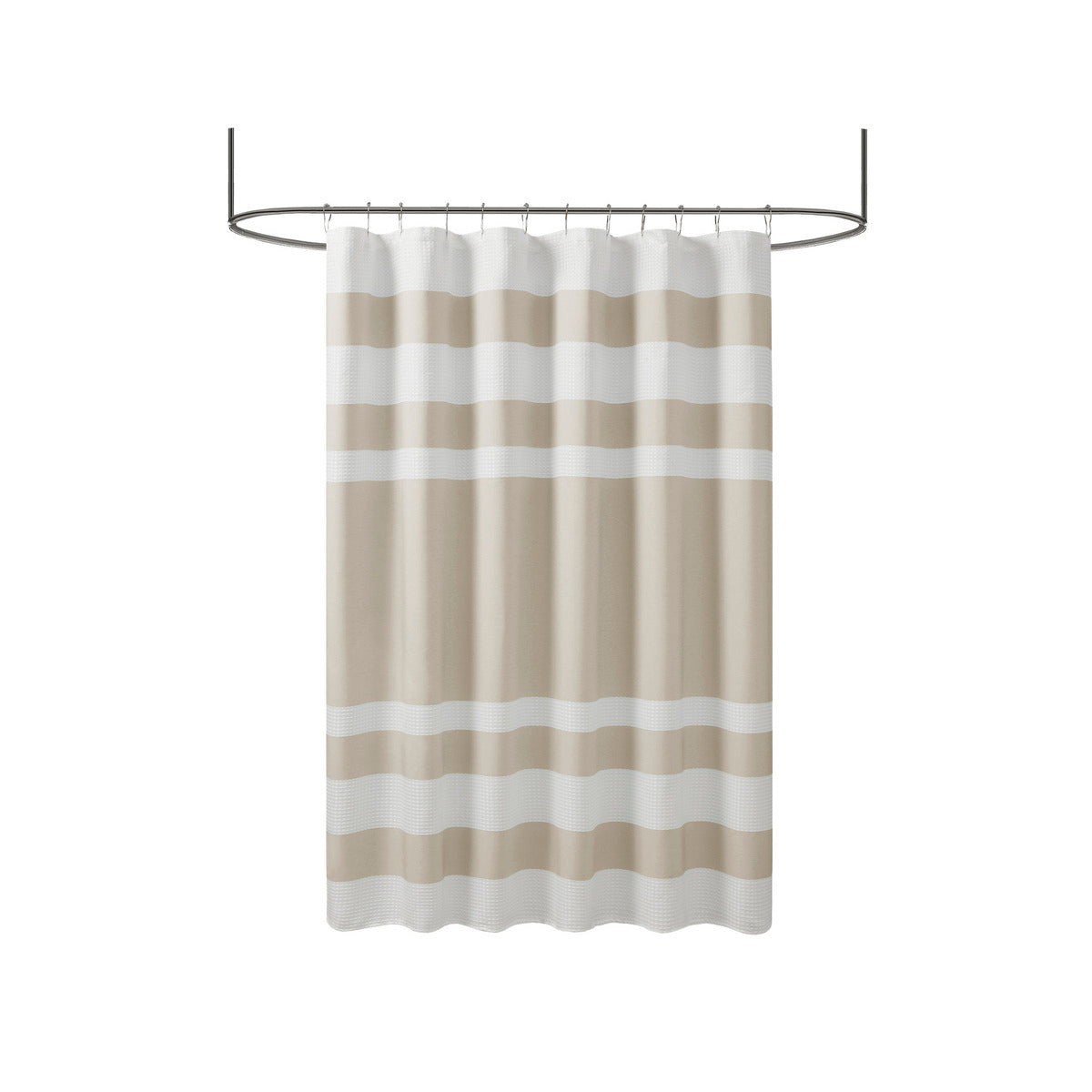 Modern Striped Shower Curtain with 3M Treatment