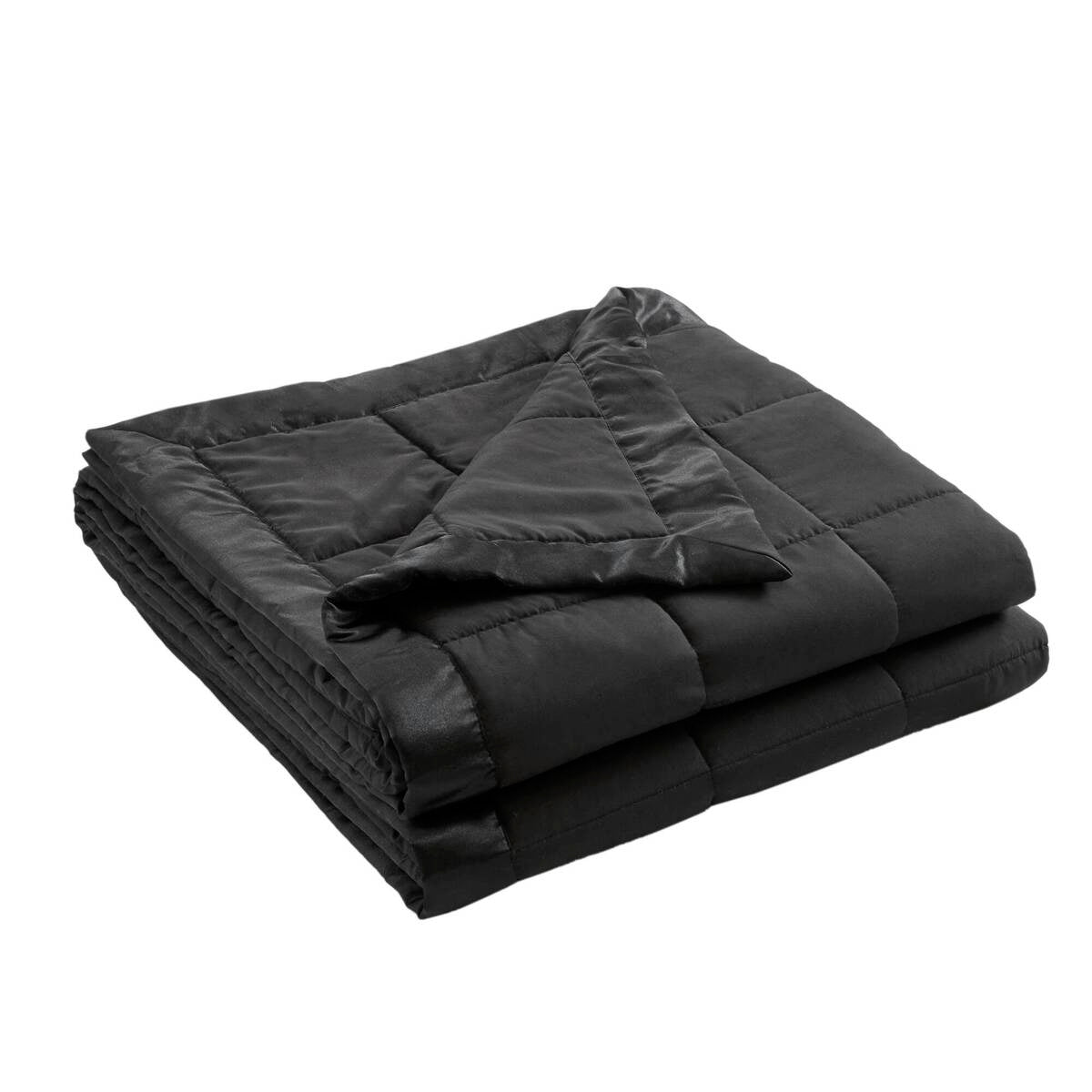 Lightweight Down Alternative Blanket with Satin Trim
