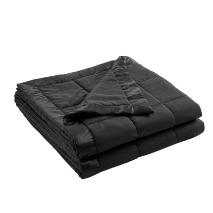 Lightweight Down Alternative Blanket with Satin Trim