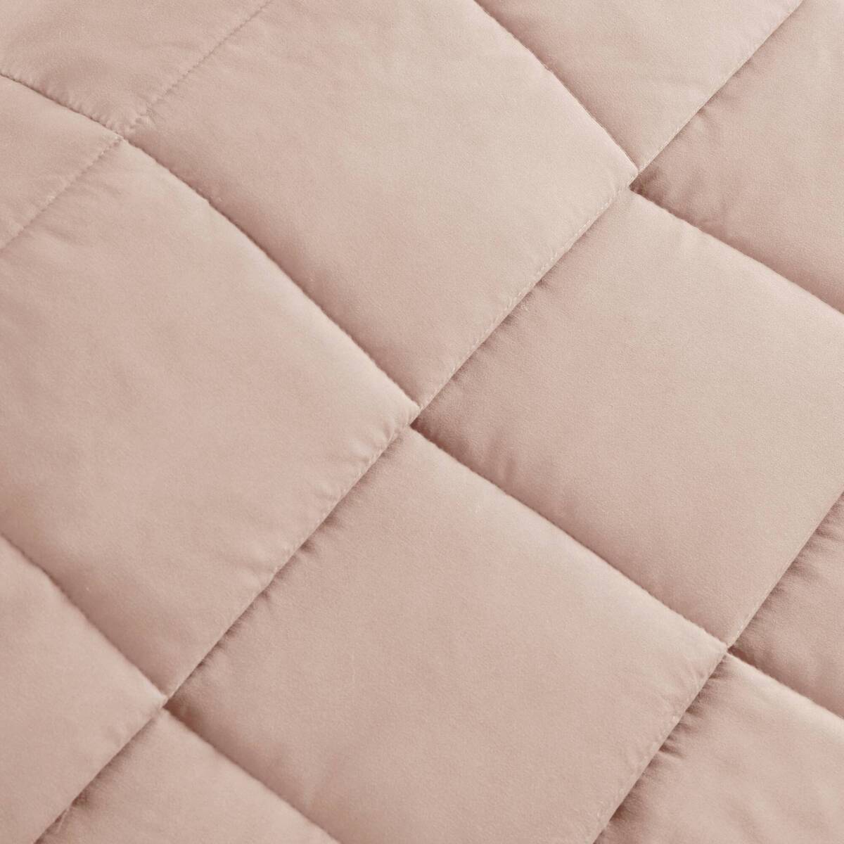 Lightweight Down Alternative Blanket with Satin Trim