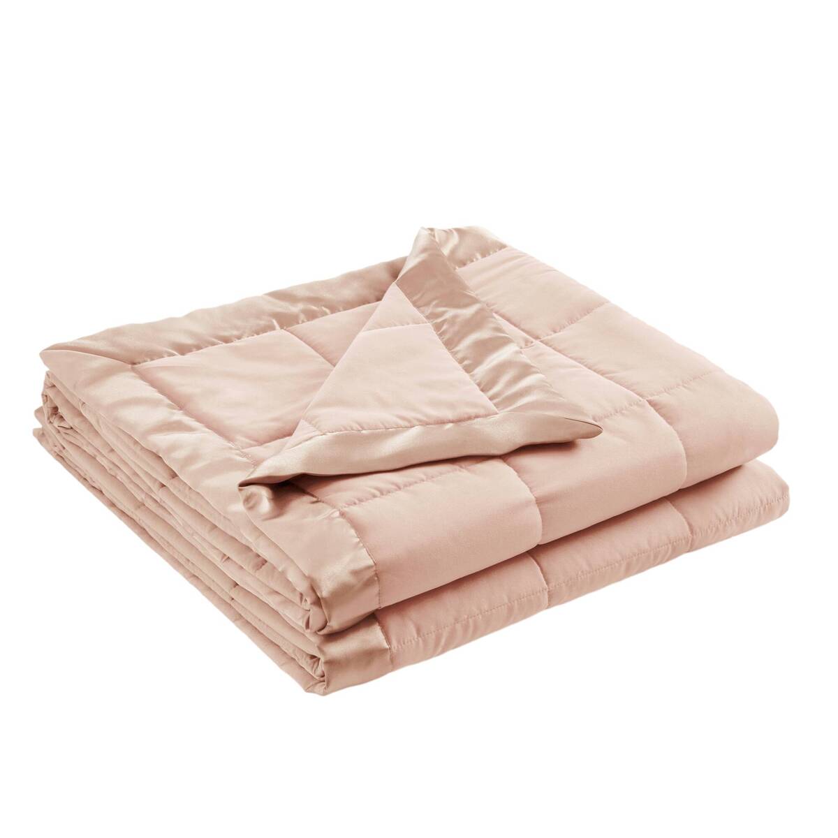 Lightweight Down Alternative Blanket with Satin Trim