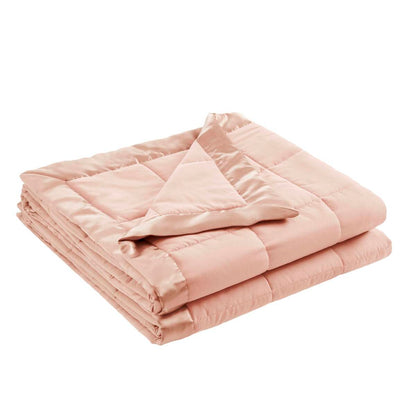 Lightweight Down Alternative Blanket with Satin Trim