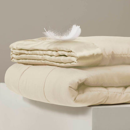 Lightweight Down Alternative Blanket with Satin Trim
