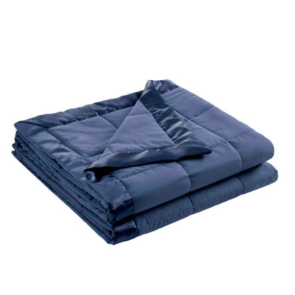 Lightweight Down Alternative Blanket with Satin Trim