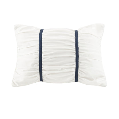 Printed Seersucker Comforter Set with Throw Blanket
