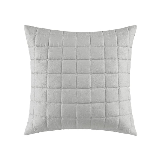 Single Quilted Euro Sham, Grey