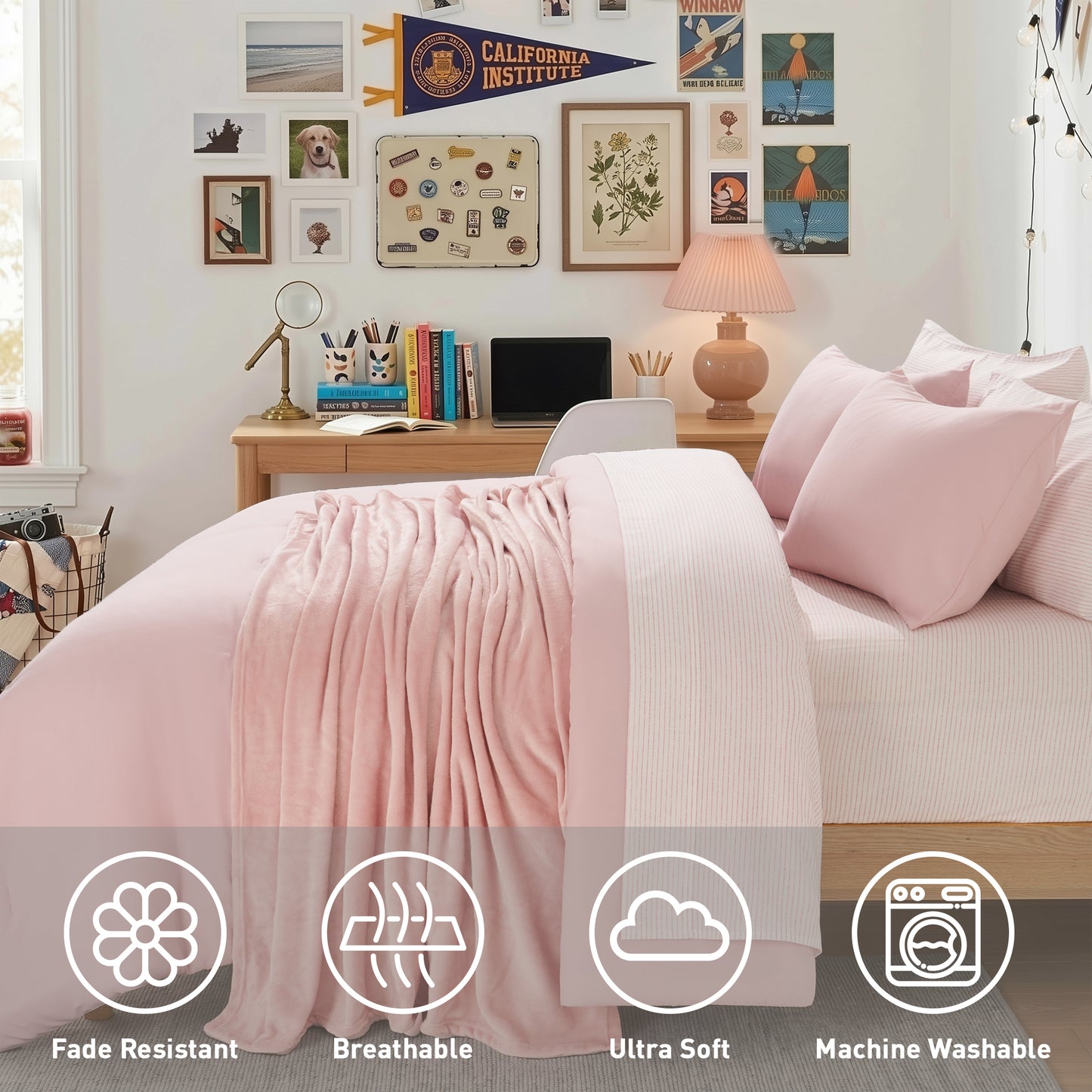 Nova Dorm Bed in a Bag Comforter Set