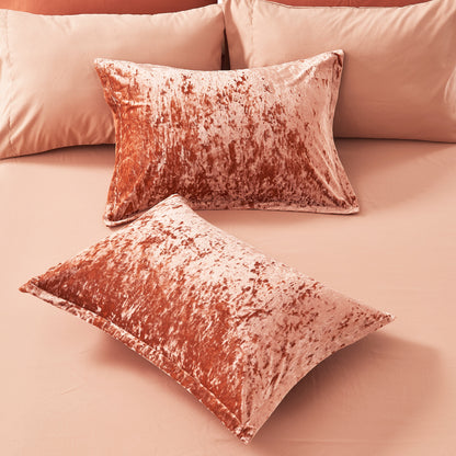 Velvet All-Season Bedding Comforter Set