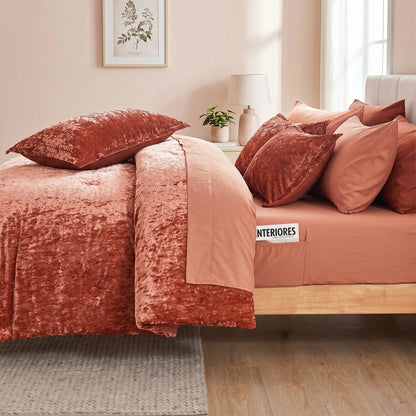 Velvet All-Season Bedding Comforter Set