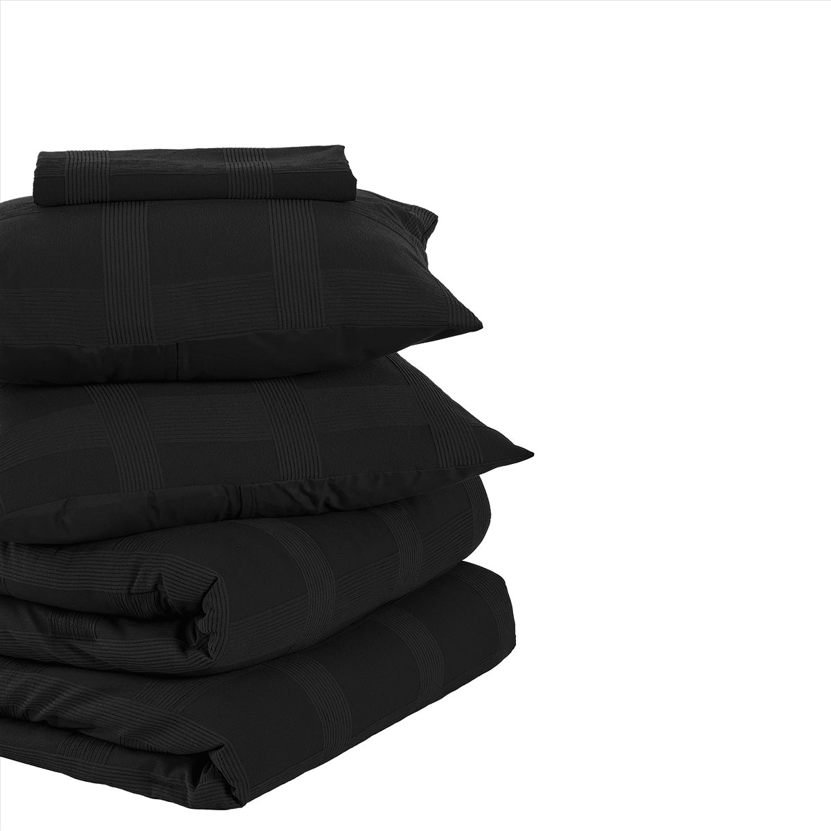 Striped Woven Bedding Comforter Set