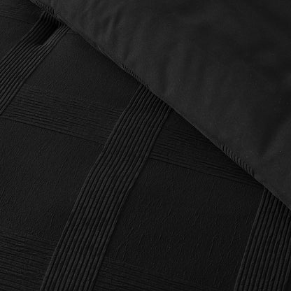 Striped Woven Bed in a Bag Comforter Set