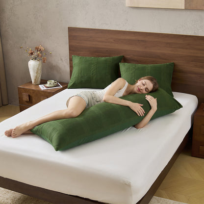 Striped Woven Bedding Comforter Set