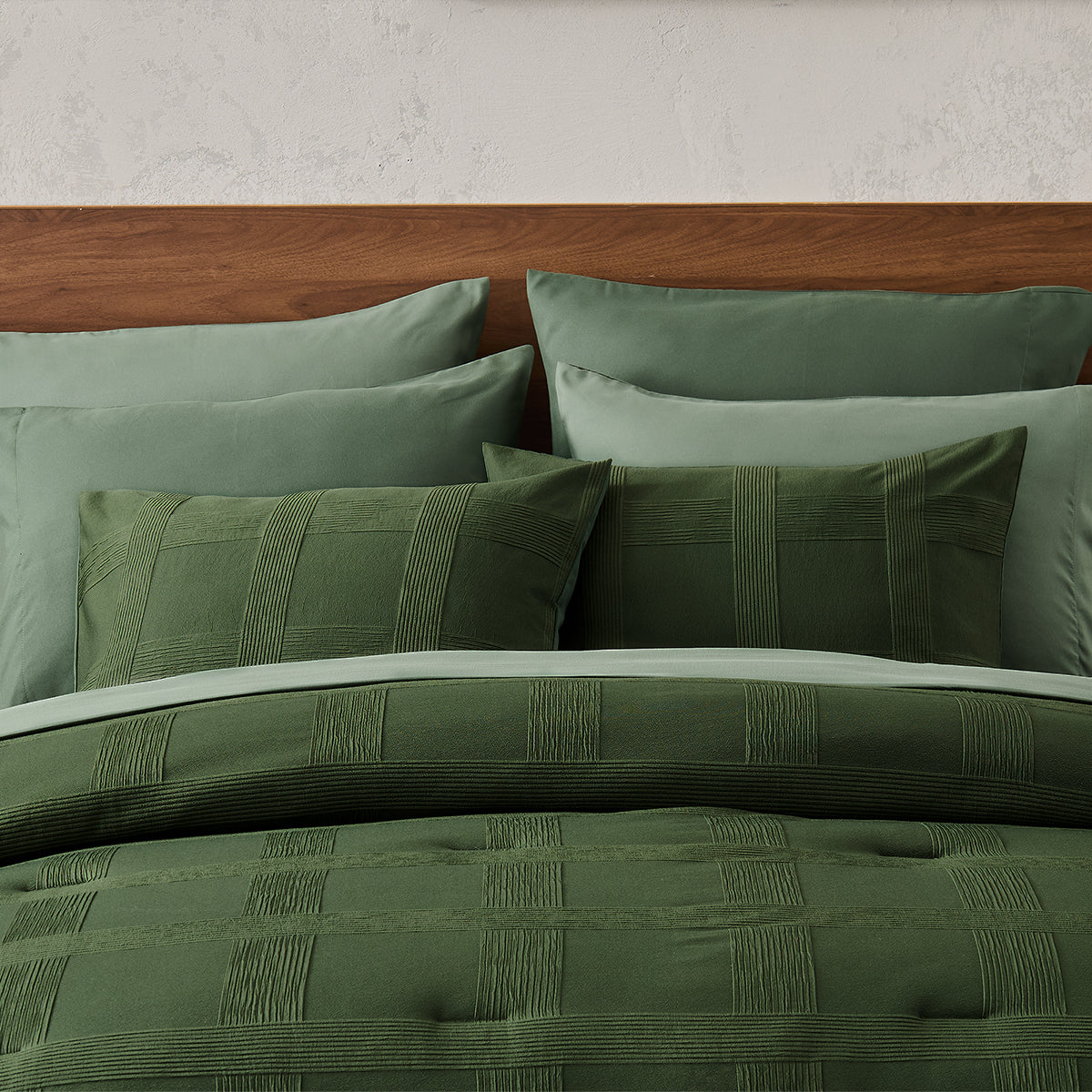 Striped Woven Bed in a Bag Comforter Set