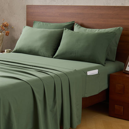 Striped Woven Bed in a Bag Comforter Set