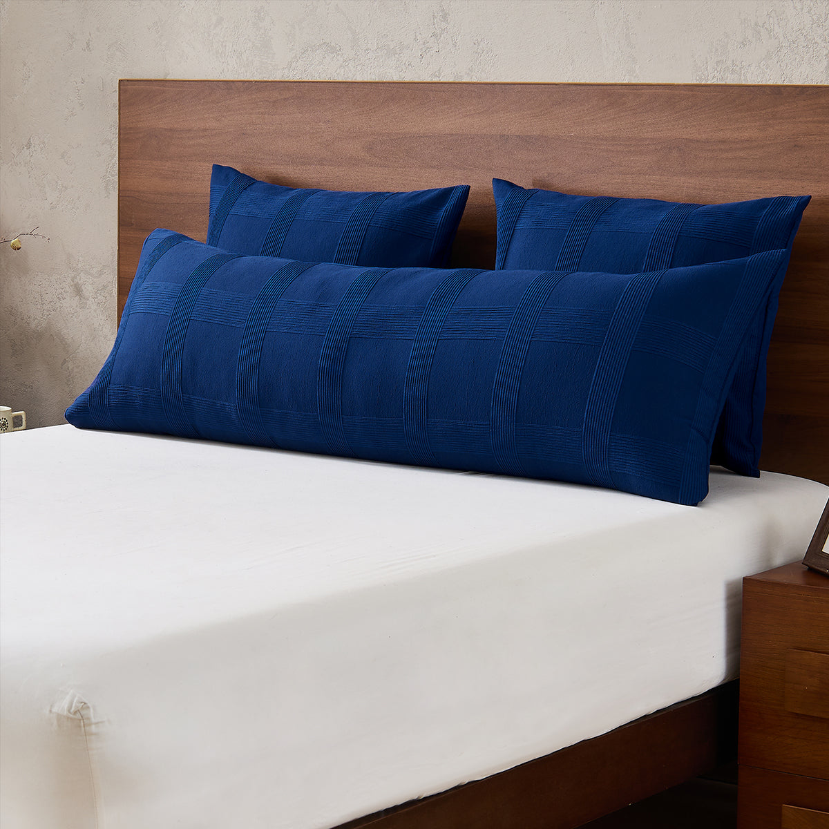 Striped Woven Bedding Comforter Set