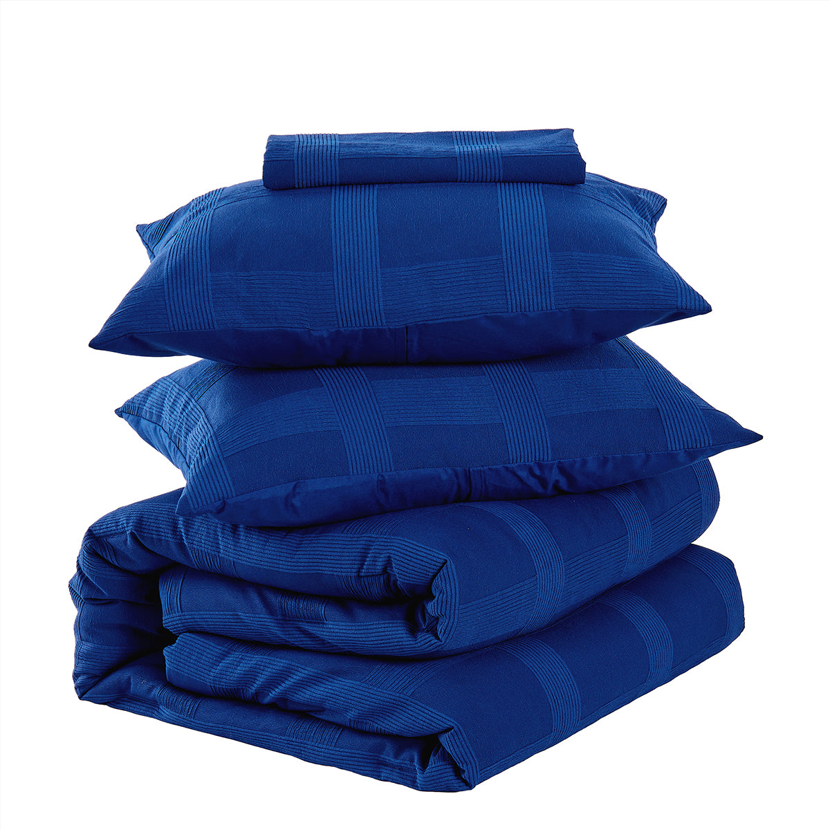 Striped Woven Bedding Comforter Set