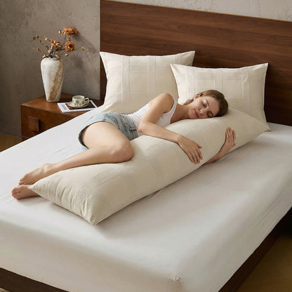 Striped Woven Bedding Comforter Set