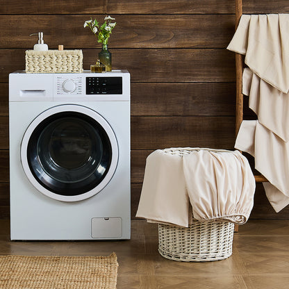 Striped Woven Bedding Comforter Set