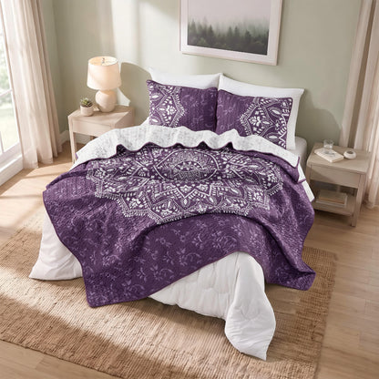 Elava Floral Medallion Quilt Mini Set