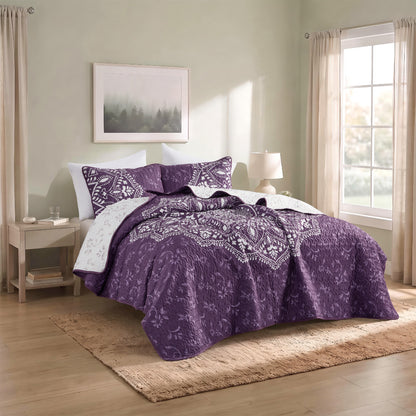 Elava Floral Medallion Quilt Mini Set