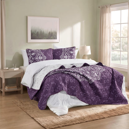 Elava Floral Medallion Quilt Mini Set