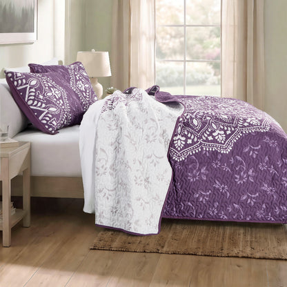 Elava Floral Medallion Quilt Mini Set