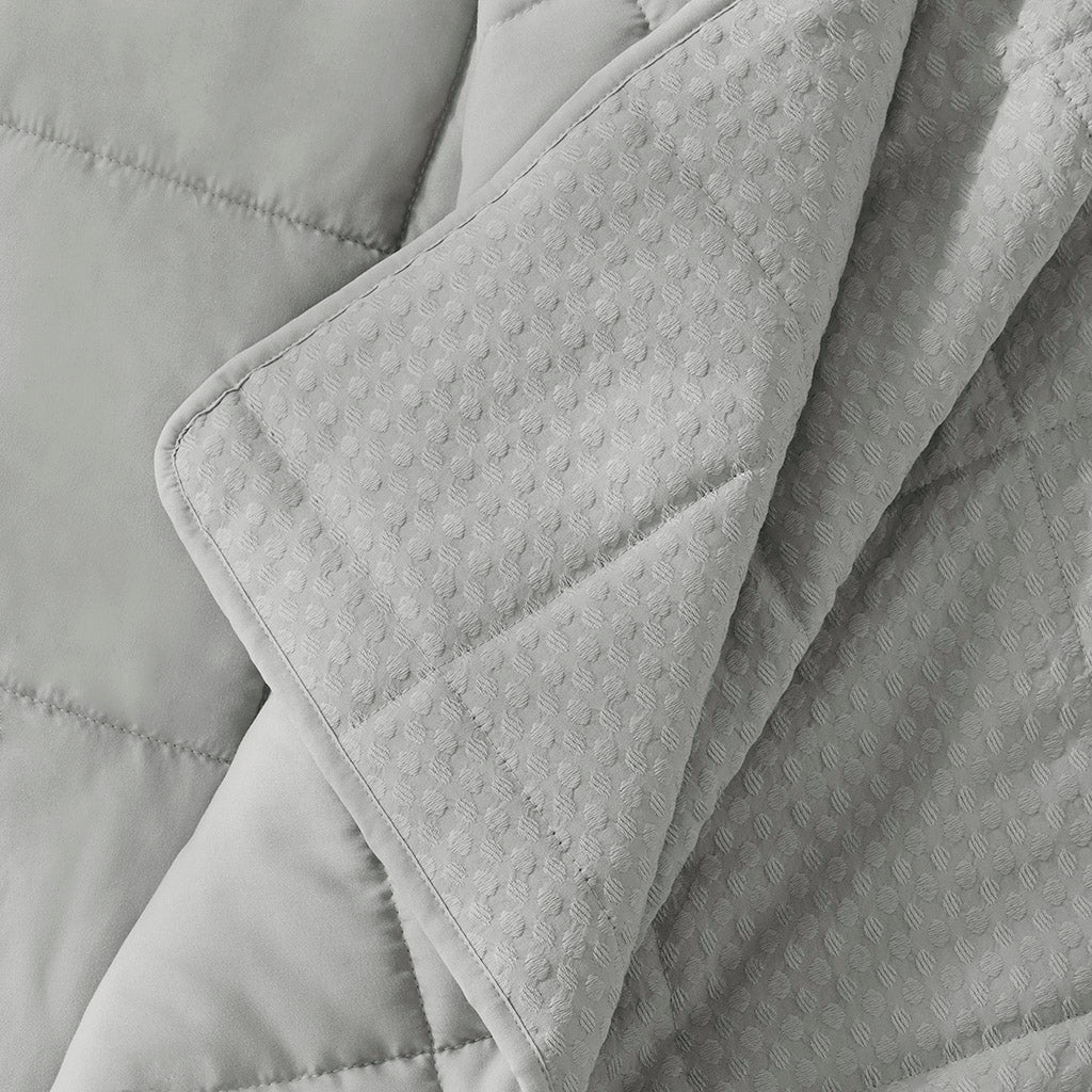 Waffle Weave Textured Quilt Set