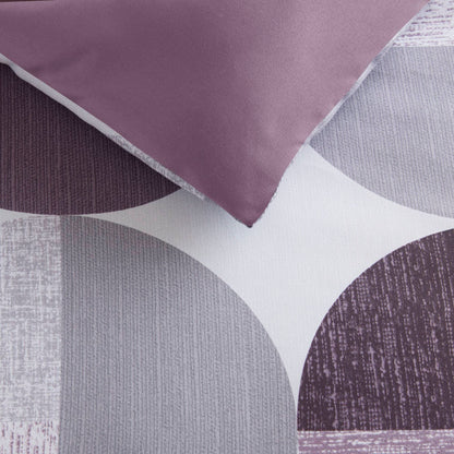 Round Geometric Print Comforter Mini Set