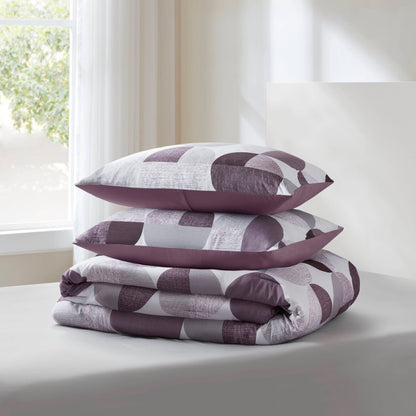 Round Geometric Print Comforter Mini Set